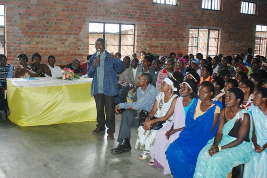 Spotkanie w Nyakinamie w Rwandzie