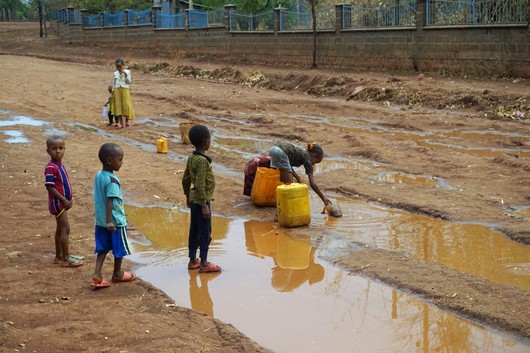 Studnia w Gilgel-Beles w Etiopii