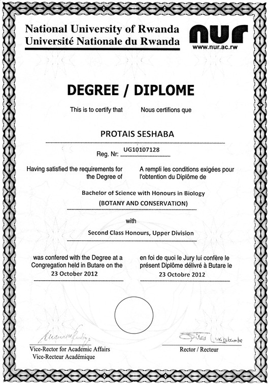 Dyplom ukończenia uczelni