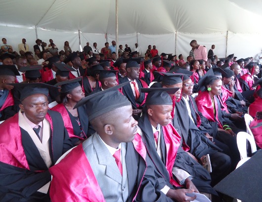 Uroczyste zakończenie roku akademickiego w Busogo, Rwanda