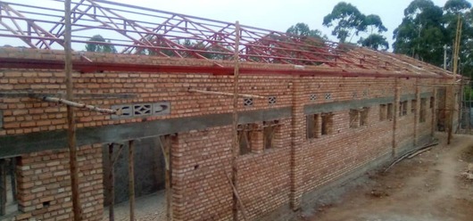 Budowa porodówki w Ruhango w Rwandzie Budowa porodówki w Ruhango w Rwandzie