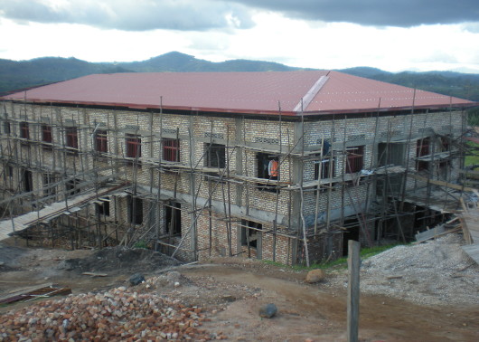 Budowa szkoły zawodowej dla niewidomych w Kibeho
